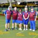 2022 Mixed Pairs Final - Glenn "Google" Bainbridge and Val Moore Winners, Judith Ferrari and Eric Peterson Runners Up. Joined by President Terry McRedmond.