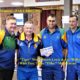 Winners - PAKY 5000 - 2022 - "Tiger" Wood, Heath Lewis & Edy Williams, with President Terry "TMAC" McRedmond